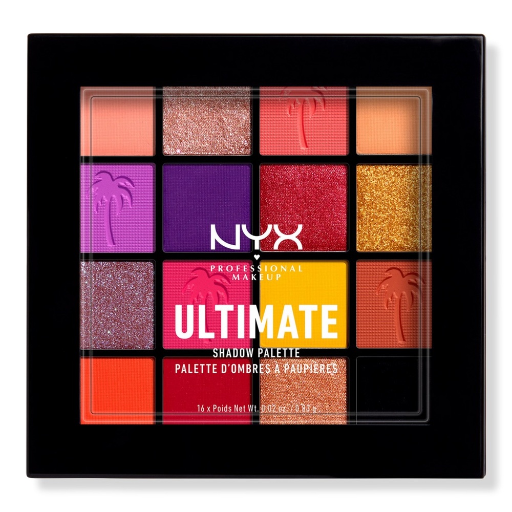 NYX ULTÍMATE SHADOW PALETTE 16 COLOR USP13 FESTIVAL‎